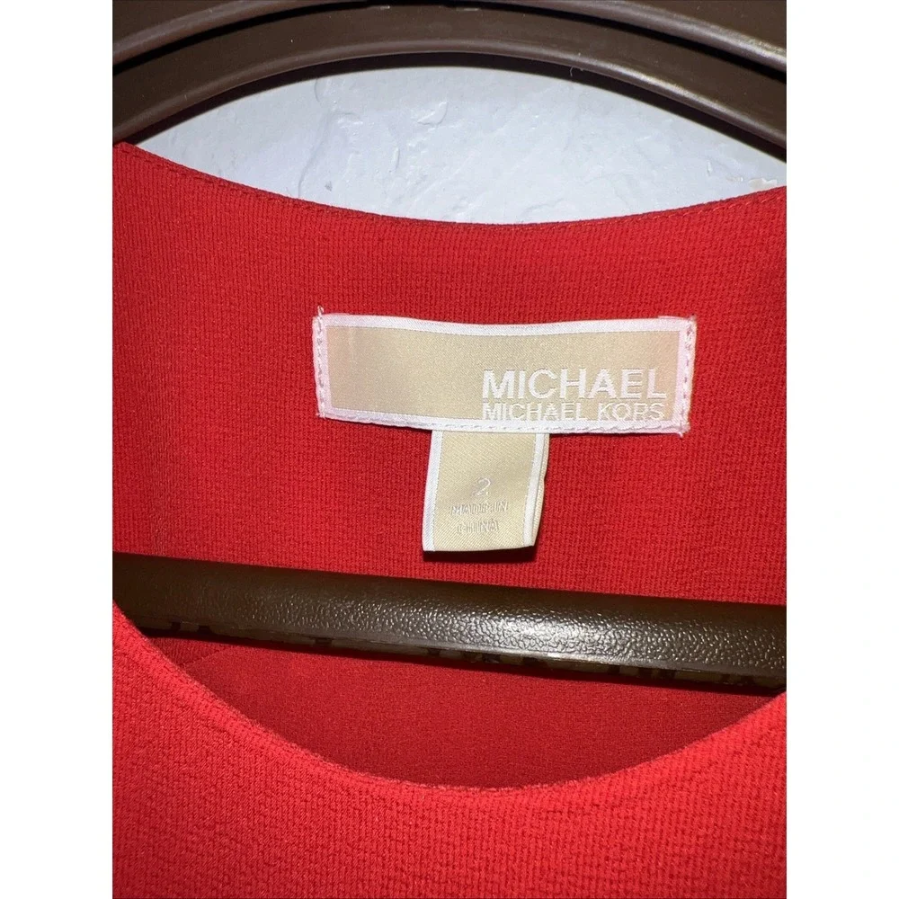Michael‎ Kors Red Jumpsuit Size 2 ✅